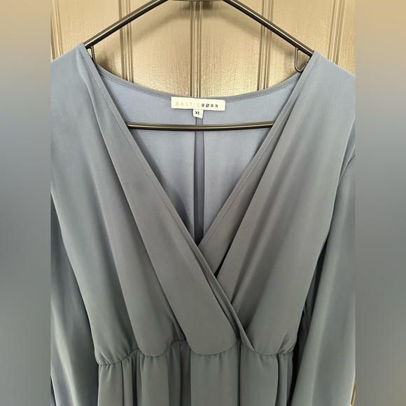 Baltic Born Lydia Maxi Dress Slate Blue - Picture 3 of 13